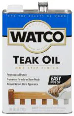 Rust-Oleum WATCO 67131 Teak Oil Finish NATURAL, Gallon (3.78L)