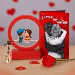 TIED RIBBONS Multicolor Valentine Gifts Showpiece