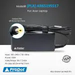 ProDot Laptop Adapter Compatible with Acer/HCL/Toshiba Moti Pin