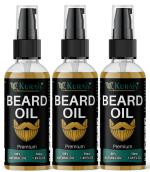 KURAIY Beard Care Serums Beard Oil Pack of 3
