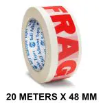 VCR Fragile Tape (Handle with Care) - 20 Meters in Length - 48mm / 2