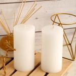 Light Jewels Unscented Classic Tall Pillar Candles, Pack of 2