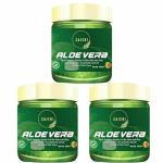 SAJERI Aloe Vera Gel - 100g | Face, with Pure Aloe Vera & Vitamin E for Skin and Hair | Aloe vera gel for face Exfoliate Skin, Reduces Acne, Dark Circles |For Both Men and Women (100 gm, Pack of 3)