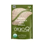 OrgaQ Organicky Organic Chickpea Deshi Small, Pindi Chana/White Chhole - 500g
