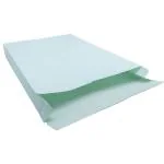 Aumni Crafts Gusseted Cloth Line Envelopes Mailers 10x14 Inch (50 Pieces) Non-Adhesive Paper Postal Covers Green