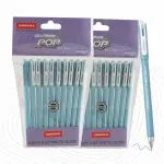 UNOMAX Geltron Pop Gel Pen Blue Pack of 30 | Elevate Your Writing Experience: Smooth Writing, Matt Finish Body, Super Smooth Writing, Waterproof Ink Technology,Exam-Friendly