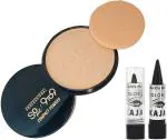 Color Girl Professional Compact Powder, Long Lasting Water Proof Kajal