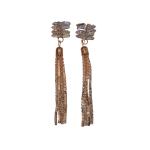 Priyansh Enterprise Handmade Gold D1 Crystal Ad Earrings For Parties, Festivals For Women