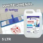 Premium White Floor Cleaner Disinfectant Phenyl Liquid Surface Cleaner - 5 Litre