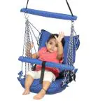 Wishing Clouds Swing for Baby, Oonjal for Kids for Indoor (Piccolo Cotton, Green)