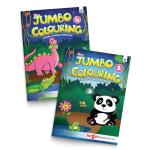 Target Publications Blossom Jumbo Colouring Book Level 1 and 4 Set of 2 (3-10 years)
