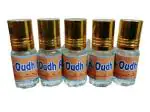 KAH ATTAR Oudh or White Oud Attar Long Lasting Fragrance for Men and Women 3 ml (pack of 5)