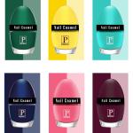 PERPAA Tiny Glaze Glossy & shiny Nail Polish Combo of 6 Different Color, Shades:-Cyan,Maroon,Pink,Green,Blue,Yellow