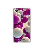 Casotec 3D Balloons Design Printed Silicon Soft TPU Back Case Cover for Lava Z81