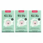 Sirona Bamboo Charcoal Nose Strips for Blackheads & Whiteheads Removal, Instant & Painless Pack of 3 - 4 Strips Each