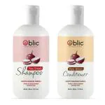 Red Onion Shampoo & Conditiner for Hair Growth & Hair Fall Control with Onion Oil & Plant Keratin