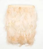 Craftlove Peach Fabric Feather Lace 8 Mtrs Fur Border
