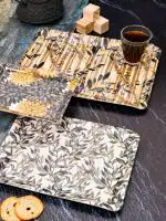 GOODHOMES Melamine Serving Tray Set ( Set of 3 Trays) MT132