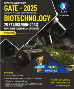 IFAS GATE Biotechnology Book 2025 - Topicwise Solved Previous Year Questions (24 years) - Best Study material for GATE BT Exam