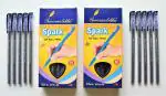 Swarnalekha Black Plastic 14 cm Extra Fine Ballpoint Pen 40 pc.