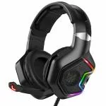 Onikuma K10 Pro Wired Gaming Headset with Noise Cancellation,Rgb Led Light & 3.5Mm Audio Plug,50Mm Driver,Compatible for Mobiles,Pc,Laptop,Tablets,Ps4,Ps5 Xbox Consoles,Black,Over Ear