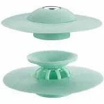 MAPPERZ Silicone Stopper and Filter Drain Stopper/Strainer/Hair Catcher for Wash Basin/Kitchen Sink