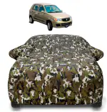 Auto Hub Maruti Alto 800 Old Car Cover with Mirror Pocket and Soft Cotton Lining,Waterproof Maruti Alto 800 Old Car Body Cover, Army Print