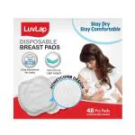 Luvlap Ultra Thin Honeycomb Nursing Breast Pads 48 pcs