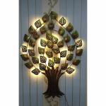 Pranjals house handmade Hand-painted Tree Wall Hanging 30 x 41 inch