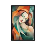 Random Abstract Woman Printed Wall Painting (12 X 18 Inch )