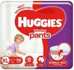 Huggies Dry Pants Baby Diapers XL 56 Pieces