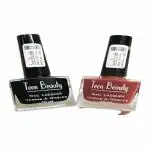 Teen Beauty Nail Polish | Nail Paint | Long Lasting Nail Polish | Quick Dry | Cruelty Free High shine Nail Polish for women & Girls-Black & Coffee Color(10ml),Pack of 2