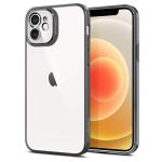Spigen Chrome Gray TPU Optik Crystal Back Cover Case Designed For Iphone 12