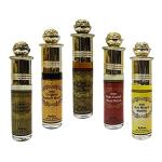 Indra Sugandh Bhandar Chandan, Sandalwood, Kasturi, Oudh, Gulab, Mogra Attar, 6 Ml Each (Set Of 5)