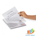 Excel India: Transparent Clear Plastic sheets - OHP A4 - 75 Microns - Pack of 50 sheets