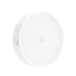 NSCC Rechargeable Human Body Induction Night Lamp Smart Motion Sensing Light for Closet, Kidsroom, Wardrobe, Staircase, Bathroom etc. with USB Cable (White-Pack of 1)