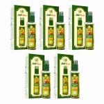 Jadi Buti Nourishing Hair Oil | Reduces Hair Fall & Premature Graying | For Strong, Thick, Long & Silky Hair | for All Hair Types | 100ml e/ 3.39 fl.oz. (Pack of 5)