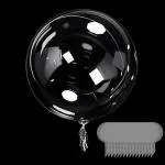 PartyzzTrader Pack of 10 BOBO Balloons-36 inch/Transparent Balloons, Crystal clear balloons-10.