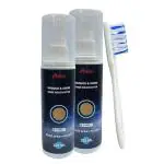 Ameo Nubuck and Suede Renovator Shoe Polish | Color - Camel | Pack - 2 x 125 ML | Spray Shoe Polish