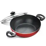 Judge by Prestige Deluxe Kadai 30 cm diameter with Lid 6 L capacity (Aluminium|Non-stick|Induction Bottom)