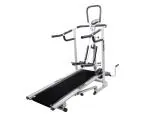 BODYMAXX Kamachi 2 in 1 TM-2017 Manual Treadmill, Standard (Black)