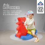 NHR Cock Shaped Baby Rocker for 2 Years+, Kids Rocker , Toddler Baby Rocker, Rocker for Kids, Kids Ride on - Multicolor