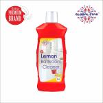 GLOBALSTAR Extra Premium Lemon Bathroom Cleaner Liquid 500ML New Thicker Formulation Bathroom Floor Cleaner Removes Toughtest Stains | Long Lasting Fresh Fragrance(500 ML)