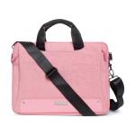 Probus 13.3 Inch Multi Pocket Slim Laptop Bag With Shoulder Strap - Messenger Bag (Pink, 13.3 inch)