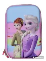 Royal Turtle Pen & Pencil Case Hardtop EVA Stationery Box Pen Holder Zipper Organizer School Stationary Bag for Girls (Doll) (Pack of 2) -RO1