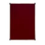 ALKOSIGN Platinum Series (2ft x 3ft, Maroon) Premium Material Pin-up Board/Soft Board/Bulletin Board/Pin-up Display Board/Notice Board for Office, School and Home