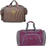 FEDRA Purple Polyester Strolley Duffel Bag - 50 L (Pack of 2)