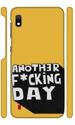YAPZONE | Designer Back Case Cover for Samsung Galaxy A10 | Another Fcking Day |