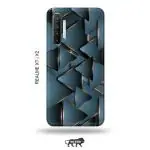 Tweakymod Printed Blocks Back Cover For Realme XT