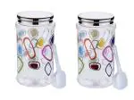 MIRANSHI ENTERPRISE DURO PET JAR (750gms)Duro pet jar & Spice , Food Storage Containers(PACK OF 2)